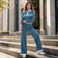 Trend just nu⭐  Mångsidigt set med randig sweatshirt och vida ben – från hemmadag till stadspromenad