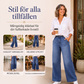 Trend just nu⭐ 👖 Mångsidiga capribyxor i denim med rak ben – från morgonkaffe till helgutflykt