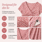 Bästsäljare🔥 👗 Elegant V-ringad klänning med blommönster – mjukt fallande för en feminin silhuett