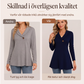 Ny kollektion🛍️👚 Lätt och ledig räfflad V-hals-topp