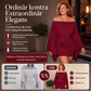 Nyhet✨👗 Lätt och ledig axelbandslös klänning