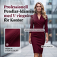 Nya ankomster📦👗 Klassisk kontorsklänning med V-ringning – tidlös stil som framhäver figuren