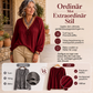 Ny kollektion🛍️👚Klassisk volangblus med lösa passform – tidlös charm för alla tillfällen