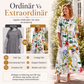 Bästsäljare🔥 👗 Kortärmad tryckt klänning med fickor