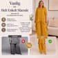 Ny kollektion🛍️Chic asymmetrisk topp och vida byxor set för kvinnor