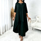Ny kollektion🛍️Chic asymmetrisk topp och vida byxor set för kvinnor