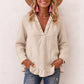 Nyhet✨ 🌸 Flytande V-halsblus med vackra volanger