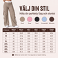 ⏰Sista dagen på rean – 50 % rabatt 👖 Raka cargobyxor för dam med sidostreck