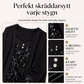 Nya ankomster📦  Klassisk skendesignad topp med glittrande detaljer – tidlös chic för alla tillfällen