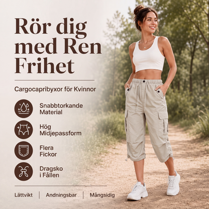 Nya ankomster📦 👗 Praktiska cargobyxor i caprilängd