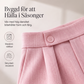 Eleganta vida byxor med hög midja för kvinnor