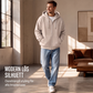Bästsäljare🔥 🧥 Våffelstickad hoodie med hel dragkedja – oversize-passform för urban streetwear