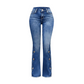 Nya ankomster📦  Klassiska högmidjade jeans med designertouch – stretchig kvalitet för rörelsefrihet