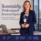 Kvinnors 3-delad kostymset: kavaj, topp och byxor