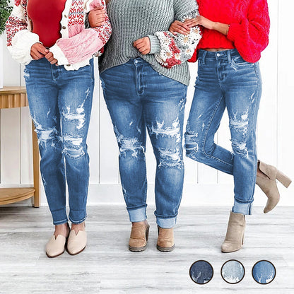 Nyhet✨ 🌟 Mellanhöga jeans med fantastisk stretch – perfekt passform som återgår till formen