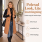 Nyhet✨ 🧥 Raffinerad ärmlös kappa med öppen front – mjuk textur för en upphöjd vardagslook