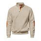 Bästsäljare🔥 🧥 Retro jacquardtröja med förstärkta armbågar
