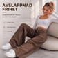 Kvinnors lediga vida byxor med lös passform