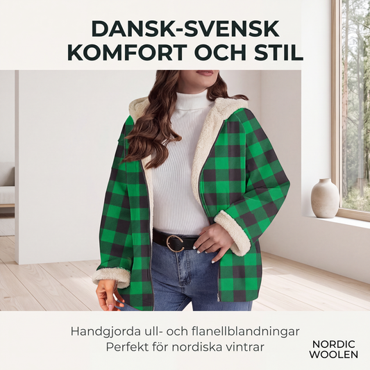 Bästsäljare🔥 🧥 Fodrad huvjacka med dragkedja – mjuk värme för svala dagar