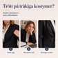 Nyhet✨ 🌸 Konstnärlig kavaj med matchande byxor – professionell stil med mjuk blomsterdetalj