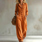 Nya ankomster📦 👗 Klassisk cargo-jumpsuit med vida ben – tidlös komfort för aktiva kvinnor