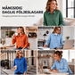 🔥Bästsäljare 👕 Oregelbunden crossover-hem med våffelstickning – modern & ledig för alla tillfällen