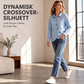 🔥Bästsäljare 👕 Oregelbunden crossover-hem med våffelstickning – modern & ledig för alla tillfällen