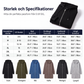 ⏳ Het erbjudande! |Lång Huvtröja Dam – Mjuk Hoodie Cardigan med Dragkedja & Fickor för Bekväm Vardag