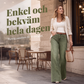 Bästsäljare🔥 👖 Vintage högmidjade jeans med breda ben – smickrande silhuett som förlänger benen