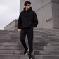 🍂 Löst sittande hoodie med hög krage för män – mysig komfort och avslappnad höststil