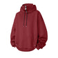 🍂 Löst sittande hoodie med hög krage för män – mysig komfort och avslappnad höststil