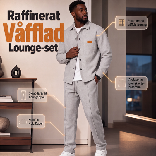 Nyhet✨ 🧥 Modernt tvådelat set för män i premiumkvalitet – avslappnad stil för kontor och helg