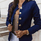 💎✨ Bästsäljare – Blazer med guldknappar – figursydd och elegant