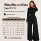Byxdräkt med off-shoulder och vida ben för kvinnor