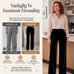 Bästsäljare🔥 👖 Högmidjade sammetsbyxor med vida ben – mjuka och eleganta