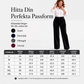 Bästsäljare🔥 👖 Högmidjade sammetsbyxor med vida ben – mjuka och eleganta