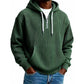 Klassisk manlig huvtröja i manchester med halv dragkedja