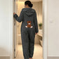 Nyhet✨ 🐻 Huvtröja onepiece med dragkedja – mjuk och varm