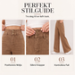 Kvinnors högmidjade vida lediga jeans