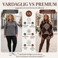 Set med argyle-stickad tröja och kjol för kvinnor