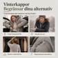 🛍️Dam Vändbar Vadderad Jacka med Huva – 2-i-1 Höst & Vinterjacka