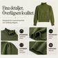 Damernas eleganta och mysiga stickade topp med volangkant
