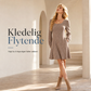 Babydollkjole med firkantet utringning for kvinner med lommer