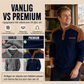 ✨ Tidlös herrstil 🤎 Herrtröja i våffelstickning med uppstående krage – avslappnad design och bekväm passform 👔