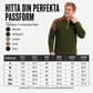 ✨ Tidlös herrstil 🤎 Herrtröja i våffelstickning med uppstående krage – avslappnad design och bekväm passform 👔