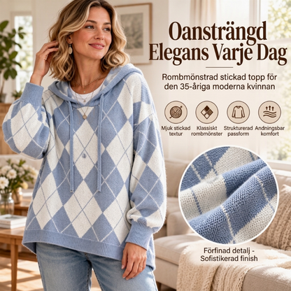 👚 Vardaglig rutig huvtröja för kvinnor – mjuk, varm, bekväm och mångsidig, perfekt för höst och vardag, nu till halva priset! ✨
