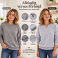 💰 Halva priset! 👚 Casual sweatshirt för kvinnor med delad V-ringning – mjuk, bekväm och mångsidig, perfekt för vardag och höst. ✨