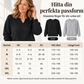 💰 Halva priset! 👚 Casual sweatshirt för kvinnor med delad V-ringning – mjuk, bekväm och mångsidig, perfekt för vardag och höst. ✨