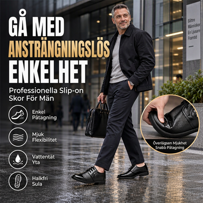 Företagsskor för män i PU-läder