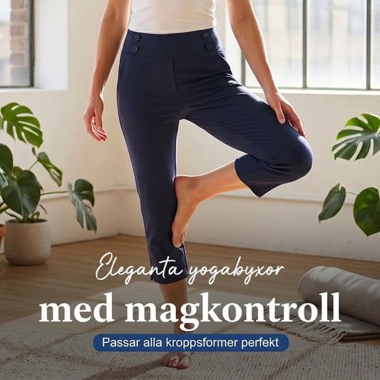Eleganta yogabyxor med formande effekt
